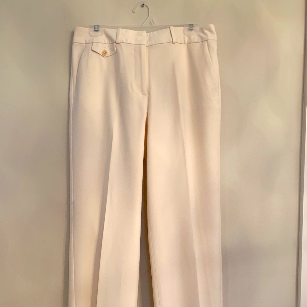 Talbot's Heritage Dress Pants. Winter White. Size 10  Never worn!